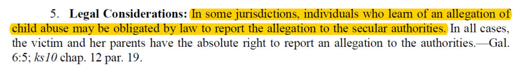 2016 JW policy Letter