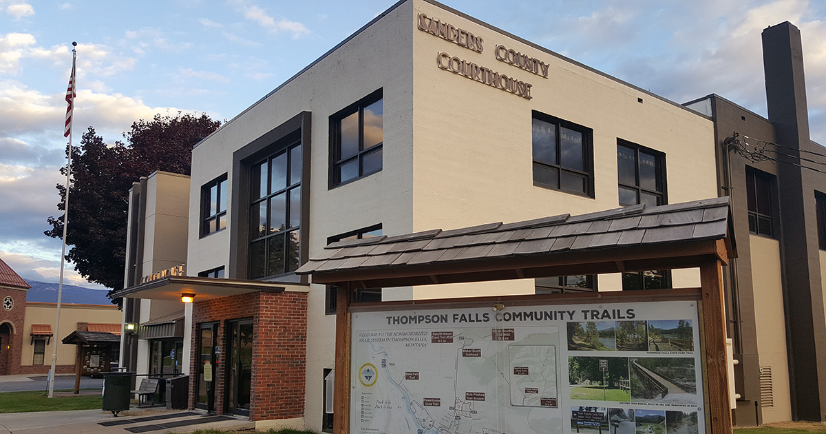 Courthouse in Sanders County Montana